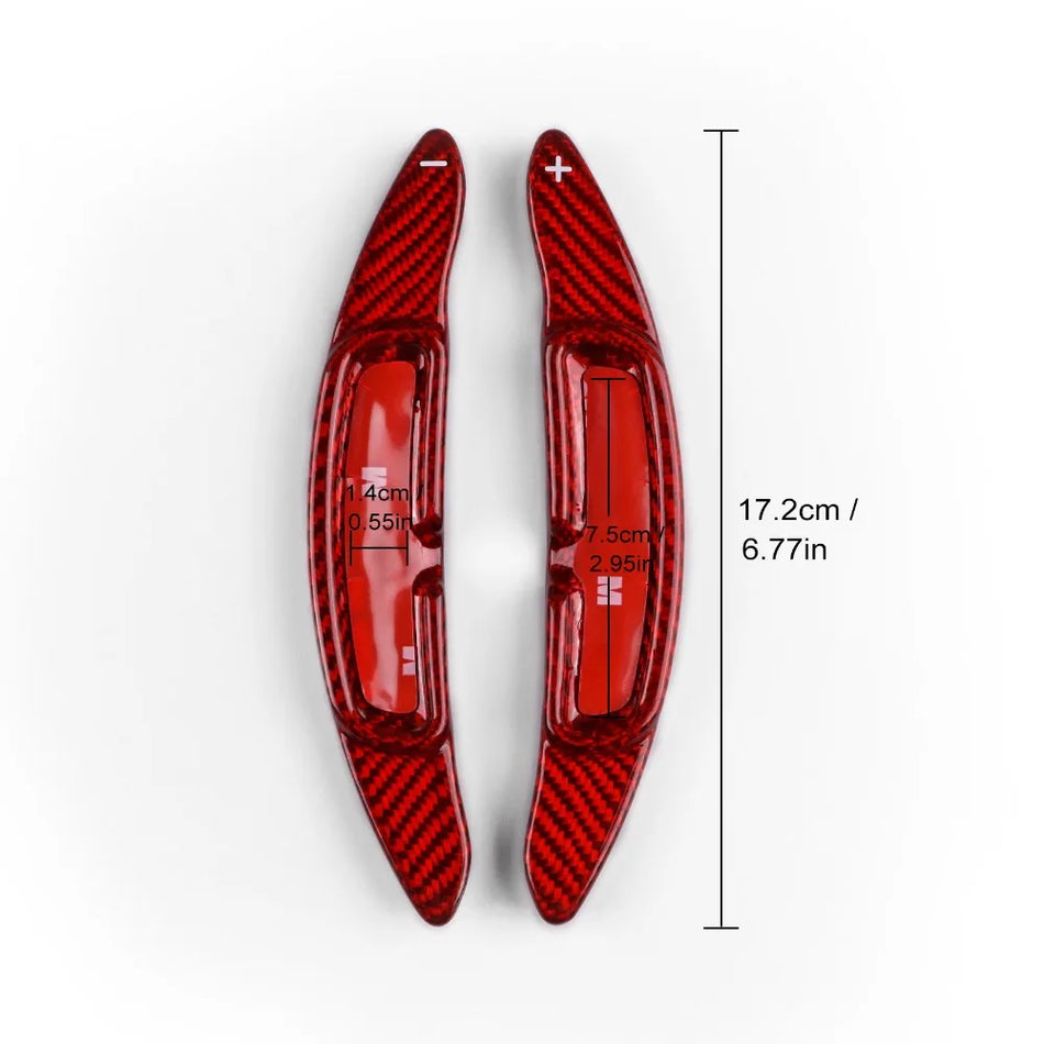 Carbon Fiber Shift Paddles for Porsche Panamera Macan 911 992 Taycan