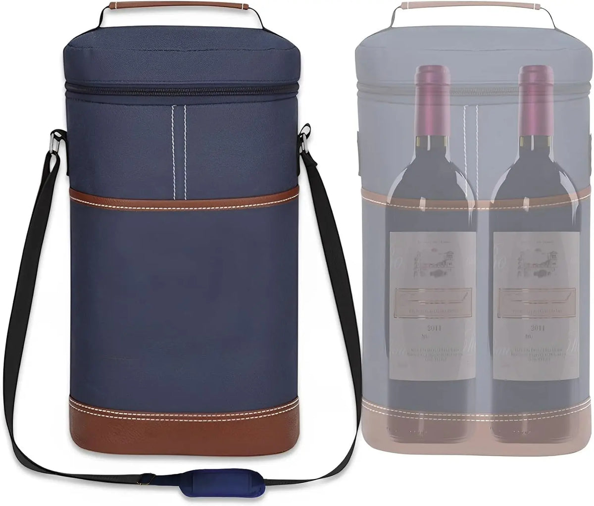 Soft Glass Cooler Bottle Bag &ndash; Keeps Drinks Cold On The Go