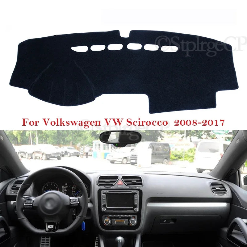 Kojelaudankansi polyesterista Volkswagen Sciroccolle 2008-2017