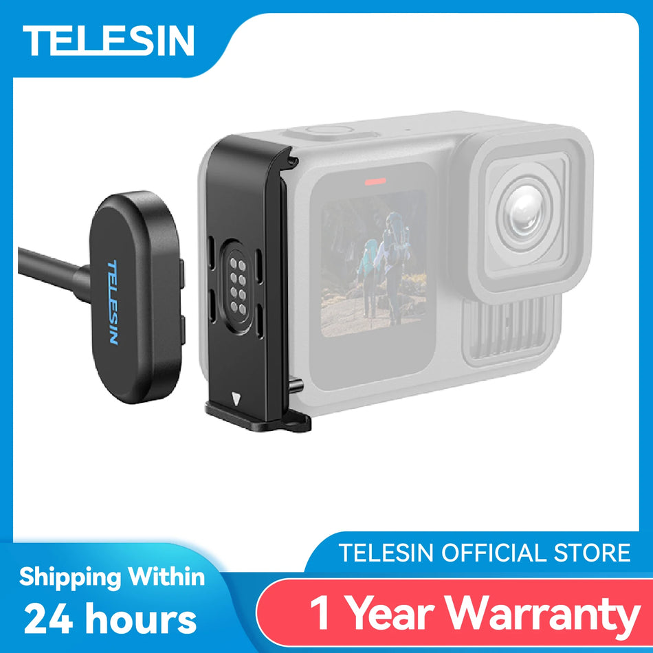 TELESIN Magnetic Waterproof Side Cover Kit - Easy Removable