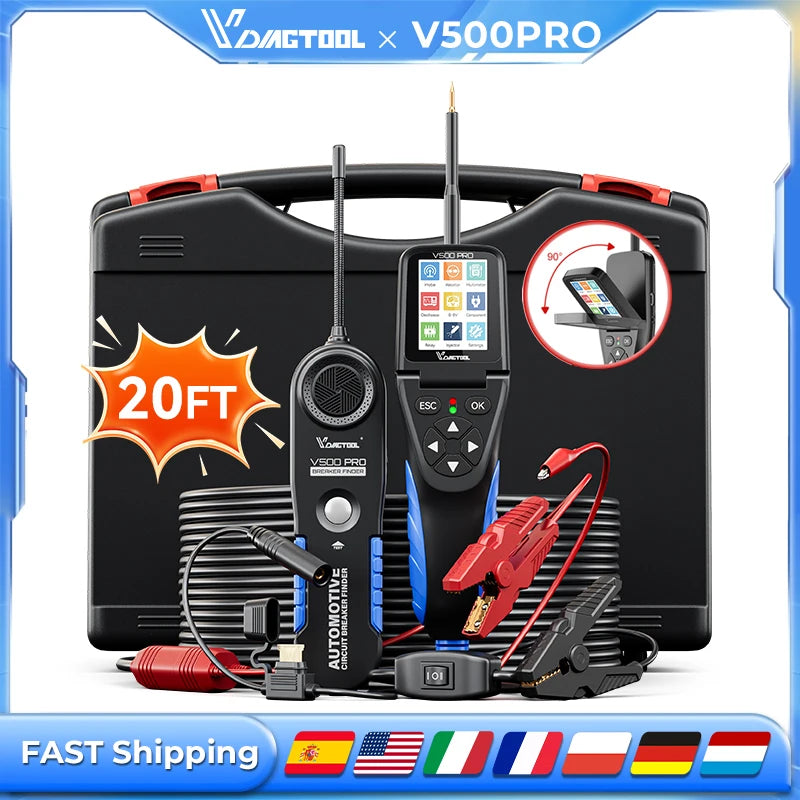 VDIAGTOOL V500PRO &ndash; 2In1 Automotive Power Probe Multimeter