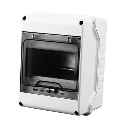 IP65 Waterproof Plastic Circuit Breaker Distribution Box with Clear Lid 5 ways