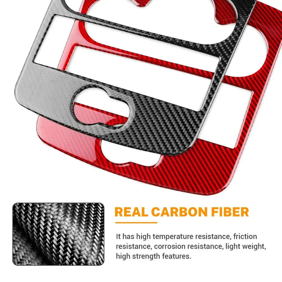 Carbon Fiber Center Console Trim for Renault Clio MK3 2006-2012 by InterCyprus Trading Ltd