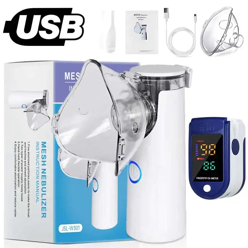 YUKUI Fingertip Pulse Nebulizer &ndash; Portable Asthma Inhaler with Dual Mode Mode 4