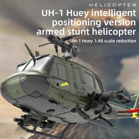 C032 UH-1 Brushless RTF RC Helicopter &ndash; Advanced 6-Axis Gyroscope Control