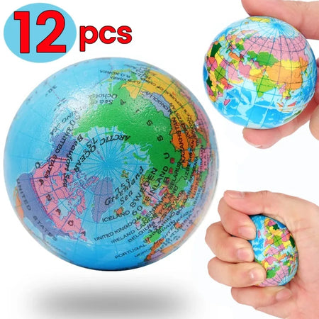 Squeeze Globe Toy &ndash; Stress Relief And Hand Exercise Toy Default Title
