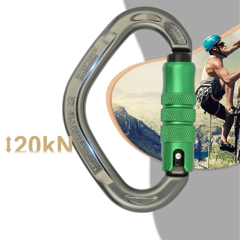 Xinda 22KN Auto Carabiner &ndash; Ultra Lightweight Climbing