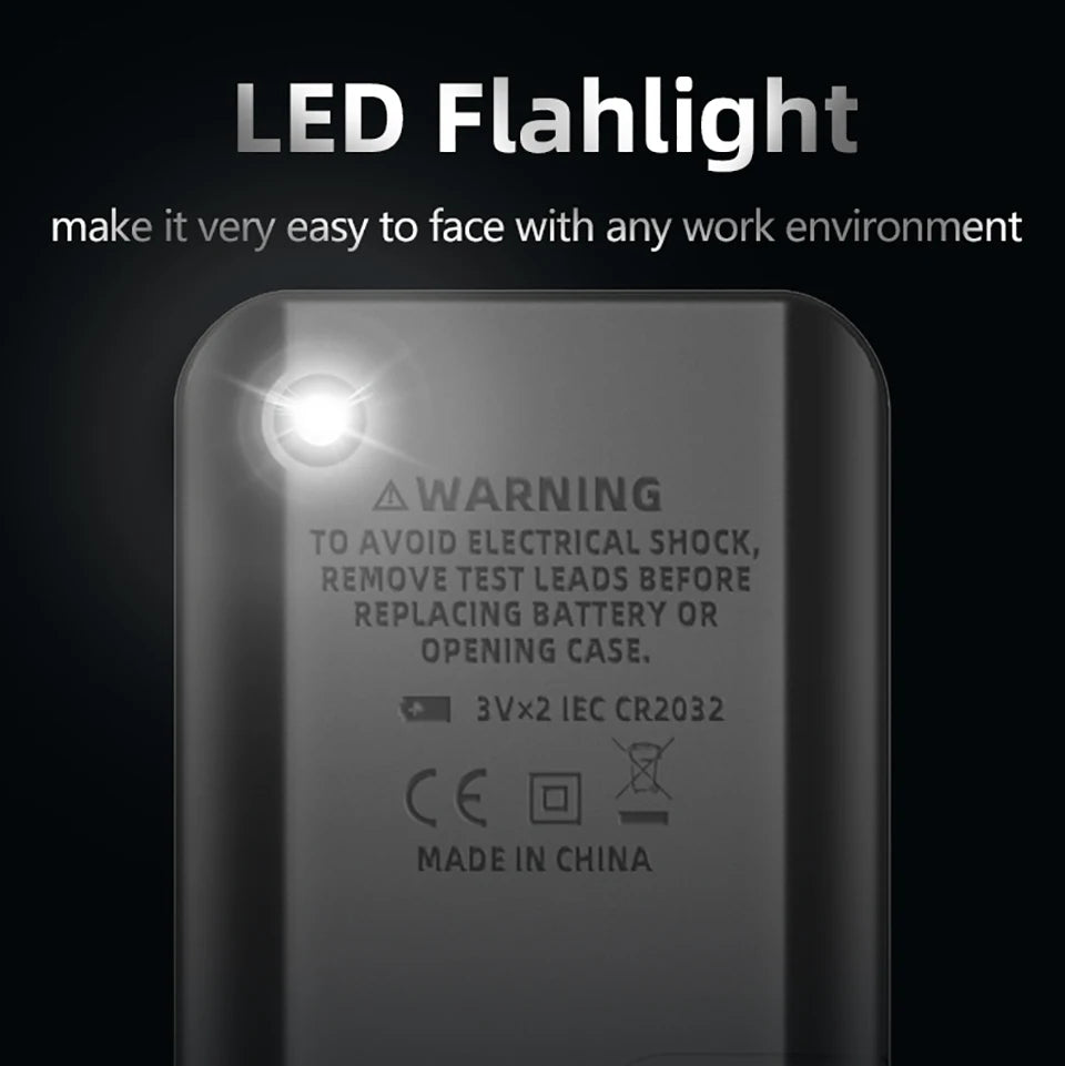 BSIDE ADMS9LN Voltage Tester &ndash; 3.5 Inch Large LCD Display