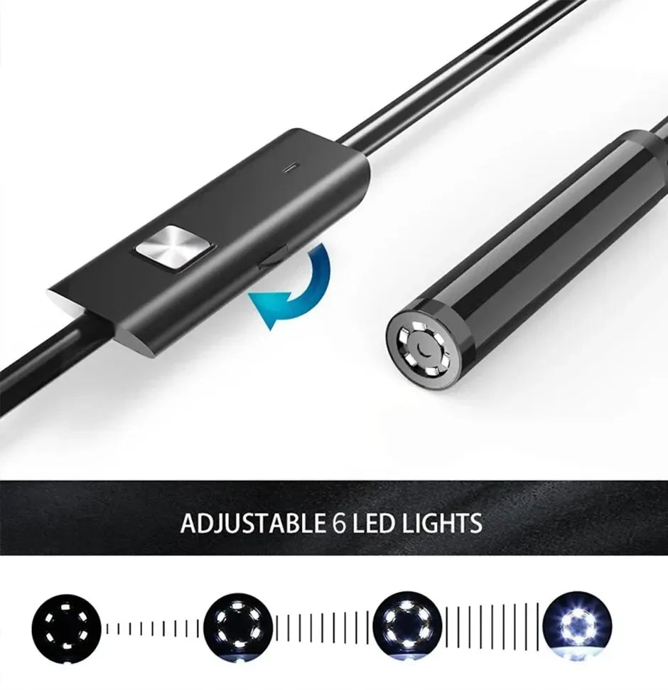 7.0MM TYPE-C Waterproof Endoscope Camera with Adjustable LED Lights