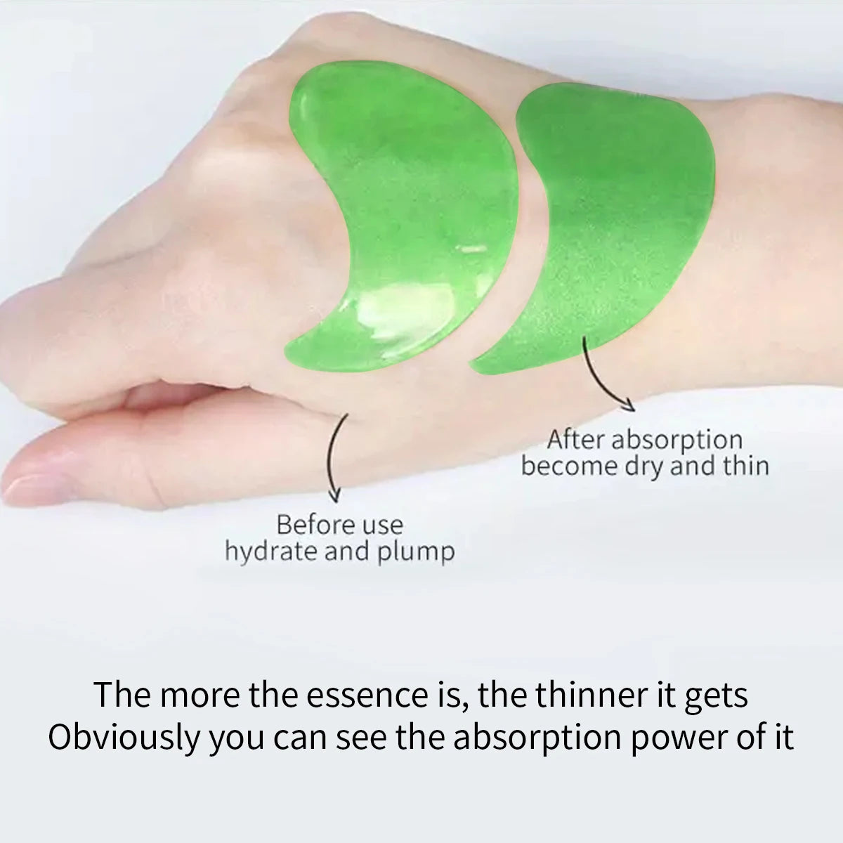 60pcs Aloe Vera Collagen Eye Mask &ndash; Anti-Puffiness and Dark Circle Treatment