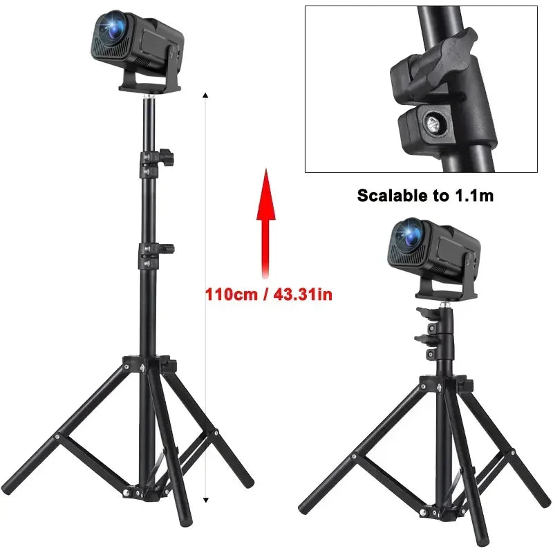 DITONG 110cm Portable Projector Tripod - Adjustable &amp; Lightweight Stand
