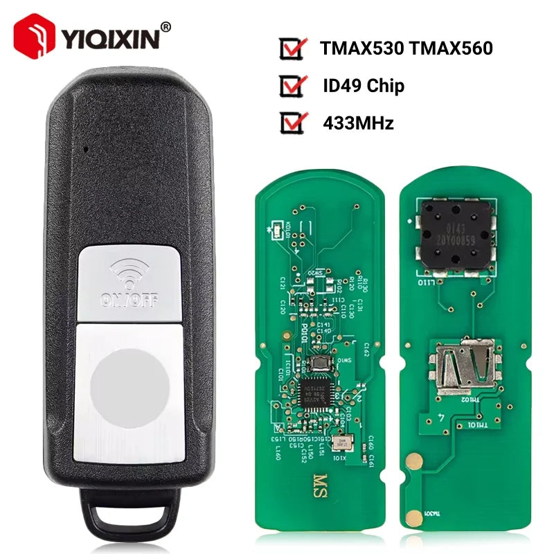 Απομακρυσμένο Κλειδί Yamaha για TMAX530, TMAX560, XMAX300 με Τσιπ ID49 έξυπνης τεχνολογίας