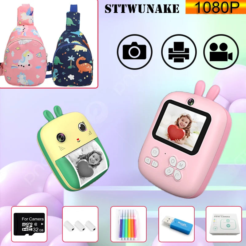 Kids Instant Print Digital Camera &ndash; Instant Photo Prints