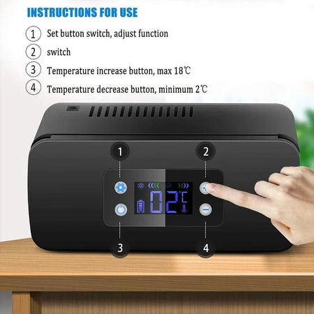 Insulin Cooler Portable &ndash; USB Rechargeable Travel Medicine