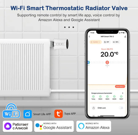 WiFi Thermostat Radiator Actuator &ndash; Smart Voice Control