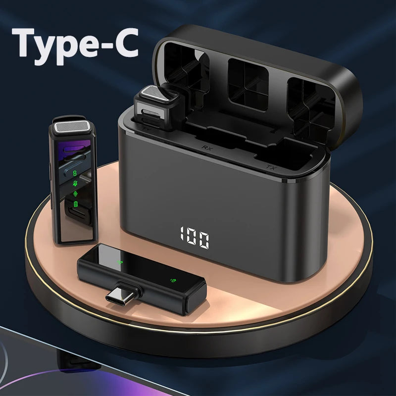 Xiaomi Wireless Lavalier Microphone with Noise Cancelling for Vlogs and Live Streaming Type-C / CHINA