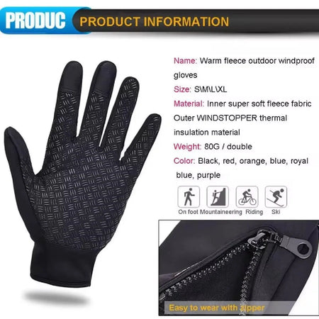 Touchscreen Winter Gloves &ndash; Waterproof and Windproof Design