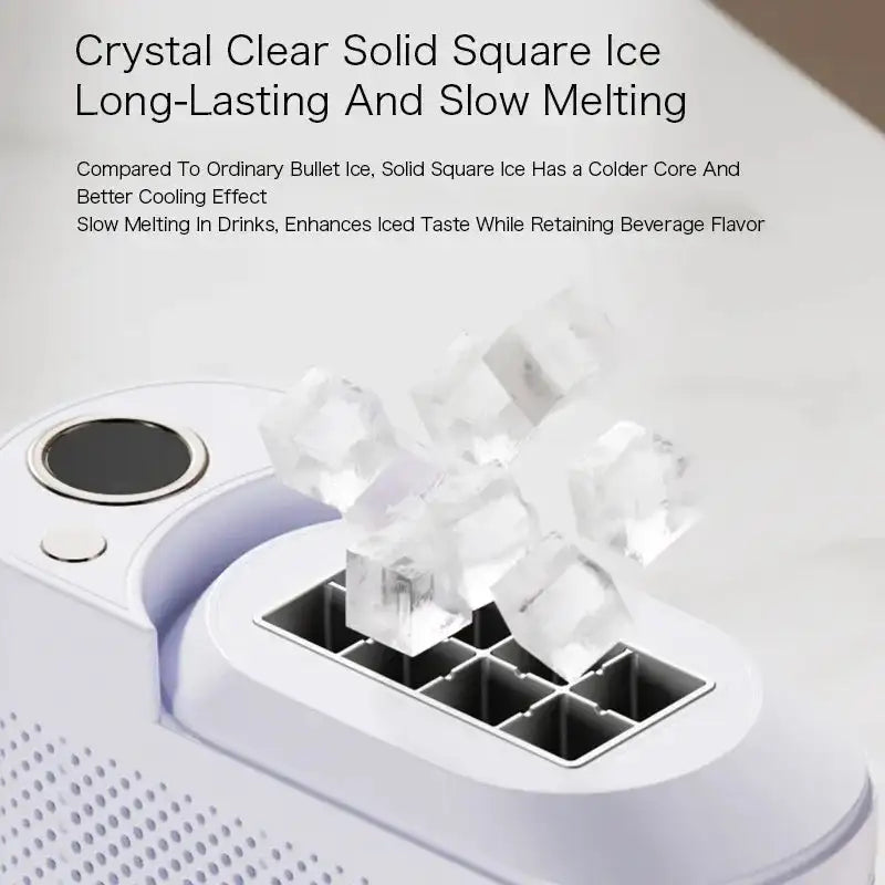 Portable Cube Ice Maker For Home Office Car 12V 110V 220V