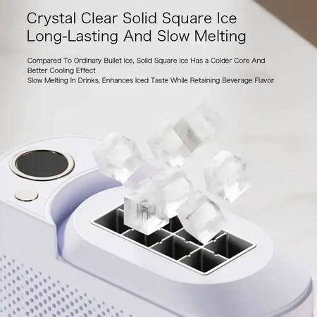 Portable Cube Ice Maker For Home Office Car 12V 110V 220V