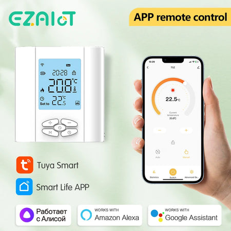ZigBee Battery-Powered Thermostat &ndash; Alexa Google Ready