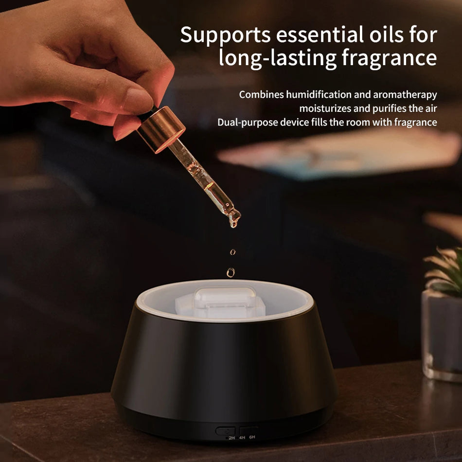 Umidificatore Diffusore di Aroma Luce Notturna a Fiamma Colorata 150ml