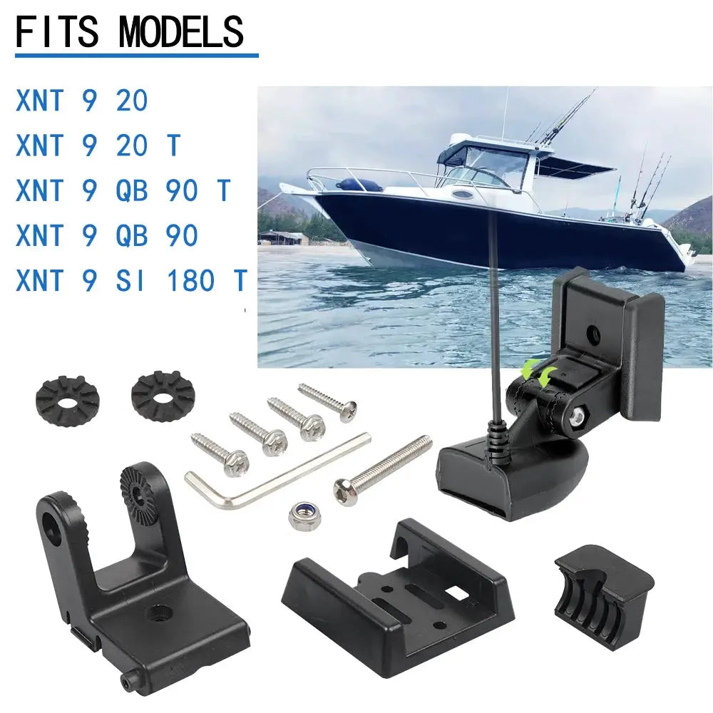 7400931 MHX XNT Transducer Bracket For XHS Model Transducers For XNT 9 20 Transom Mounting Hardware Kit Black BT-1014 by InterCyprus Trading Ltd