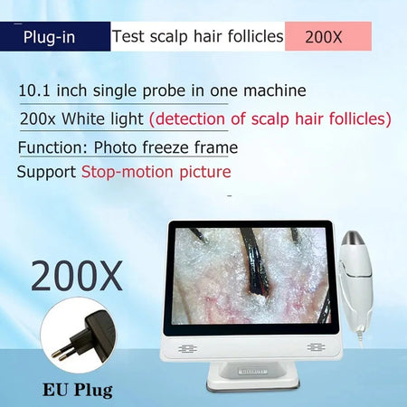HD Digital Skin Analyzer Pro &ndash; Hair Follicle Detector 200X-With Box-EU