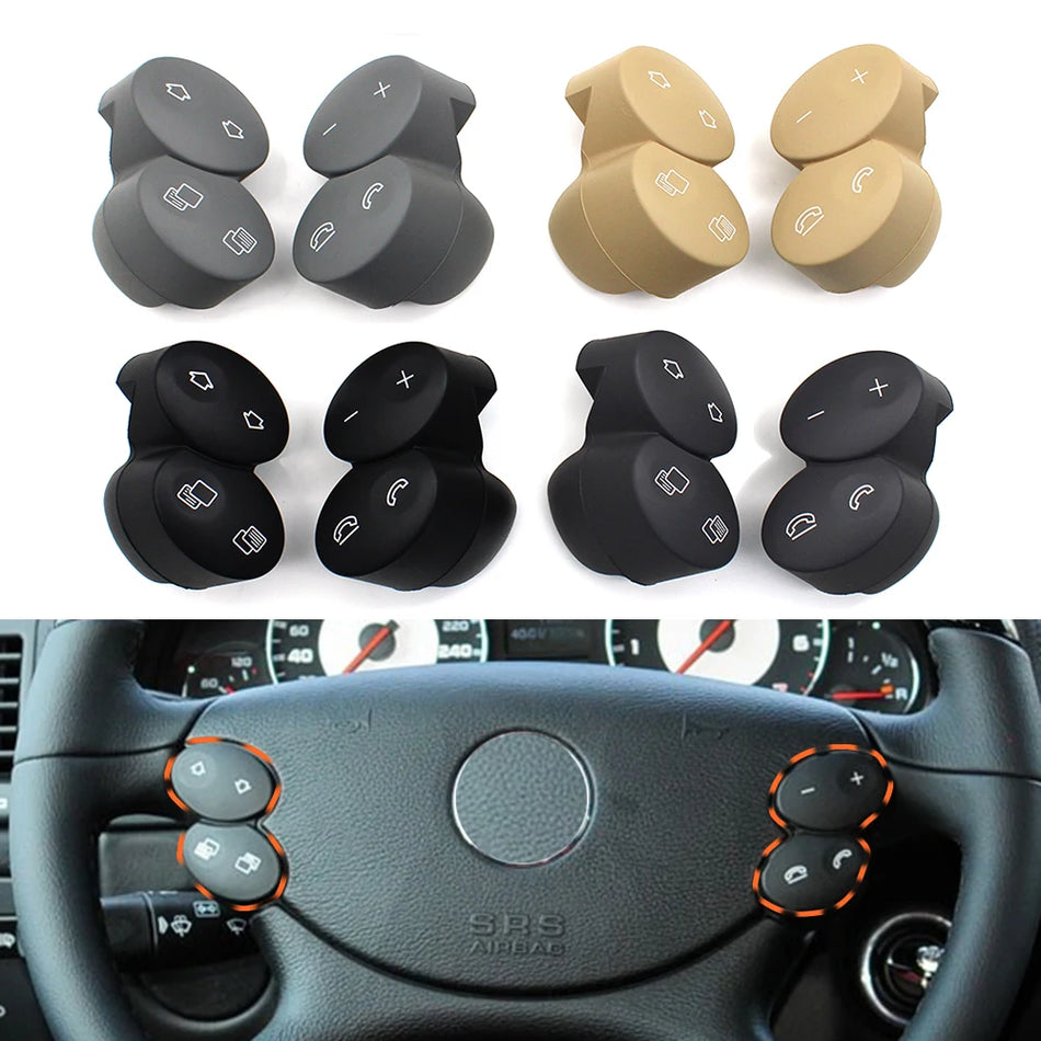 Steering Wheel Control Button Replacement for Mercedes-Benz W211 W463 W209 W219