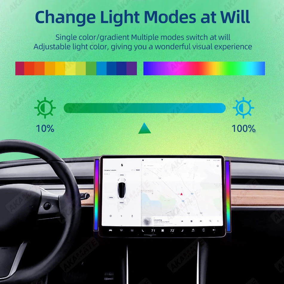 Car Centre Magnetic Ambient Light - Custom Color Control