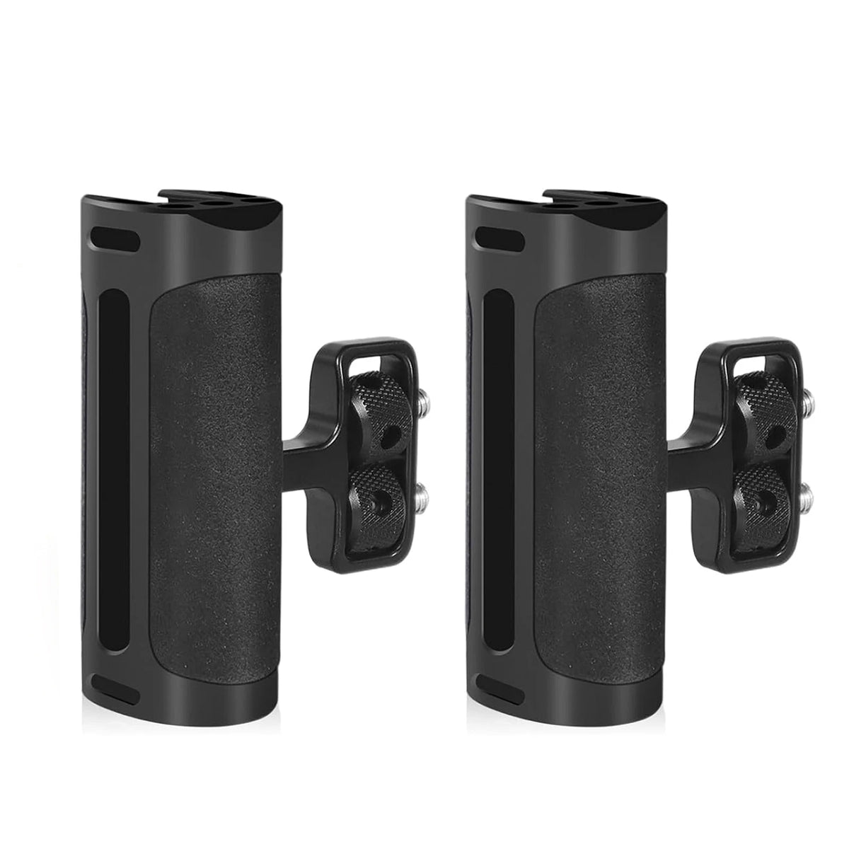 Probty Mini Side Handle Handgrip for DSLR Camera Cage with Cold Shoe Interface 2 Pcs