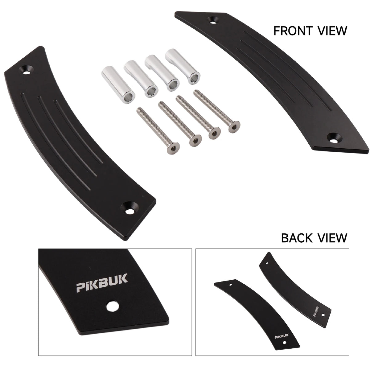 Aluminum Interior Door Handle Panel for Volkswagen Beetle 1999-2005 Pair by InterCyprus Trading Ltd