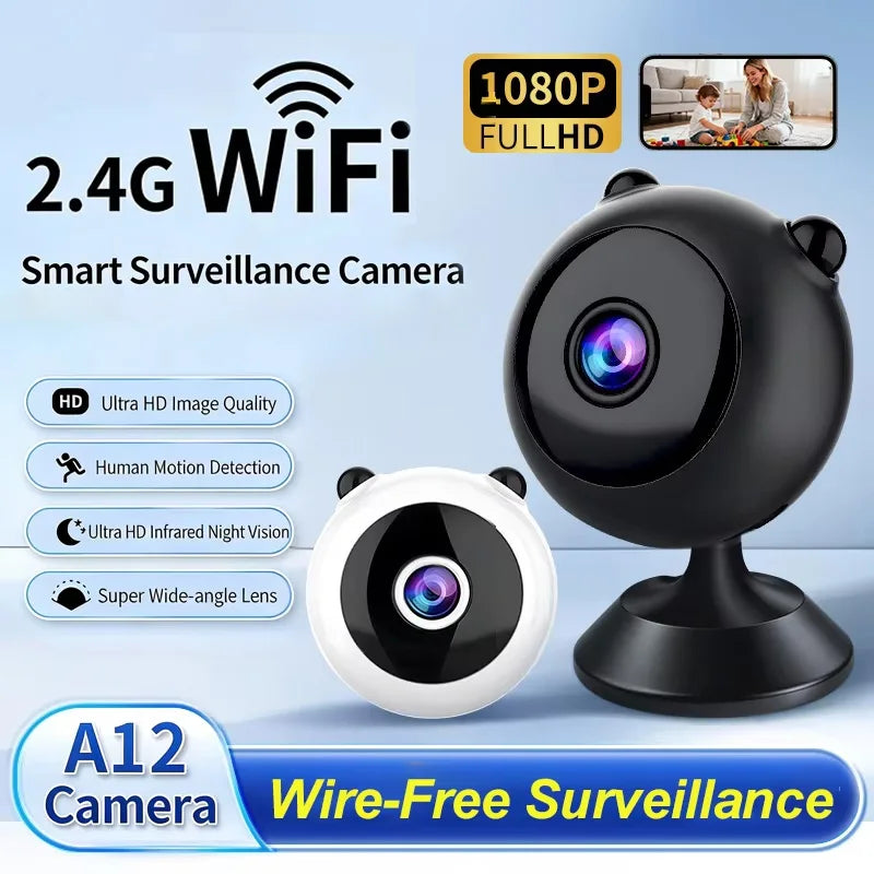 Mini Wireless Security Camera With 1080P Night Vision For Home