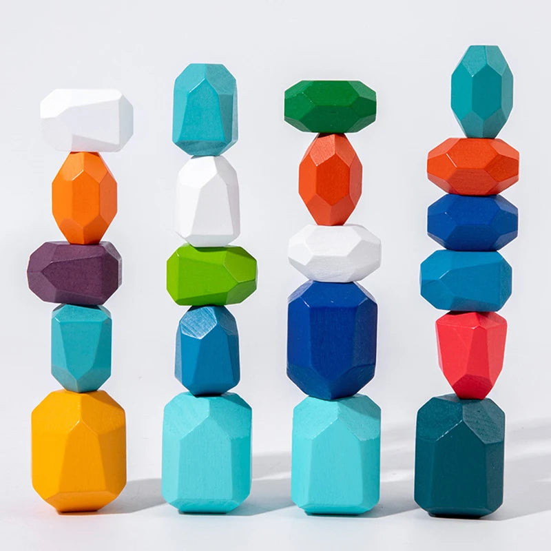 Brozebra BZS10020 Wooden Balance Blocks &ndash; Stacking Toy