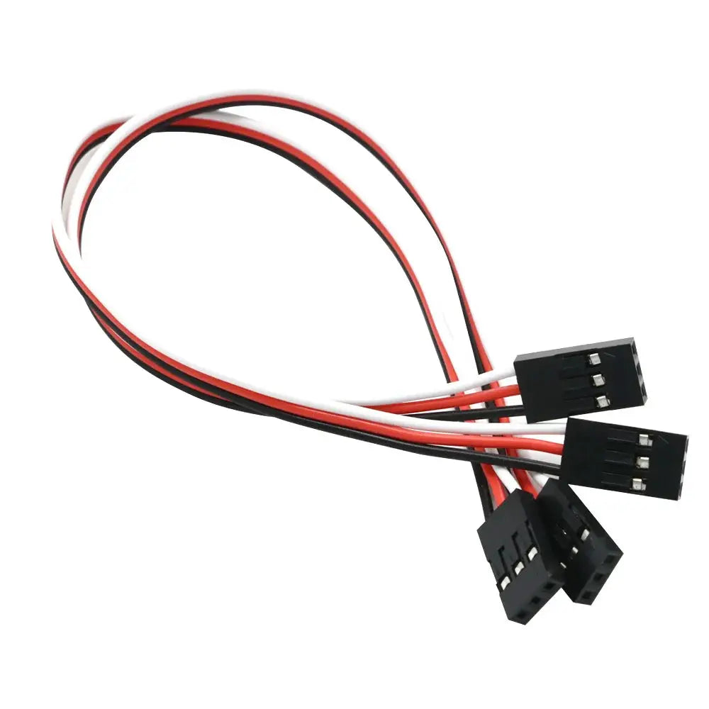 10pcs 100mm 150MM 200MM 300MM 500MM Servo Extension Cord Male to Male for JR Plug Servo Extension Lead Wire Cable 10cm by InterCyprus Trading Ltd