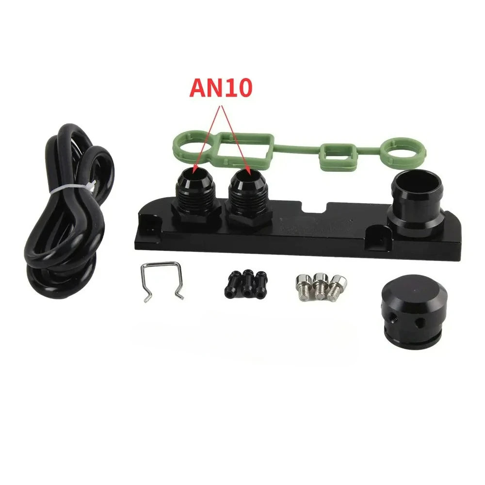 Aluminum PCV Adapter Set for VW Audi Seat Skoda 2.0 TFSI EA113 Gen 1 2 by InterCyprus Trading Ltd