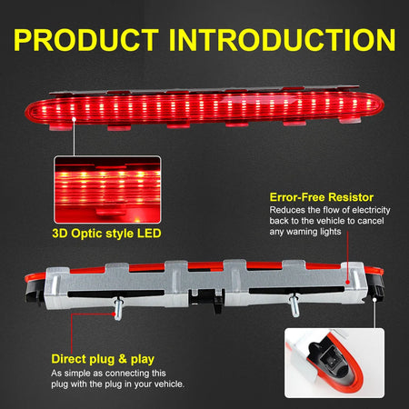 OEM 2098201056 Rear LED 3rd Brake Light &ndash; Fit CLK W209