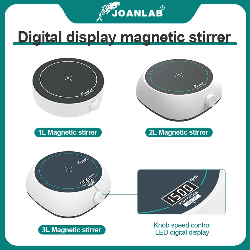 Joanlab Magnetni mešalnik MS5 Digital 2L 100 240 Volt