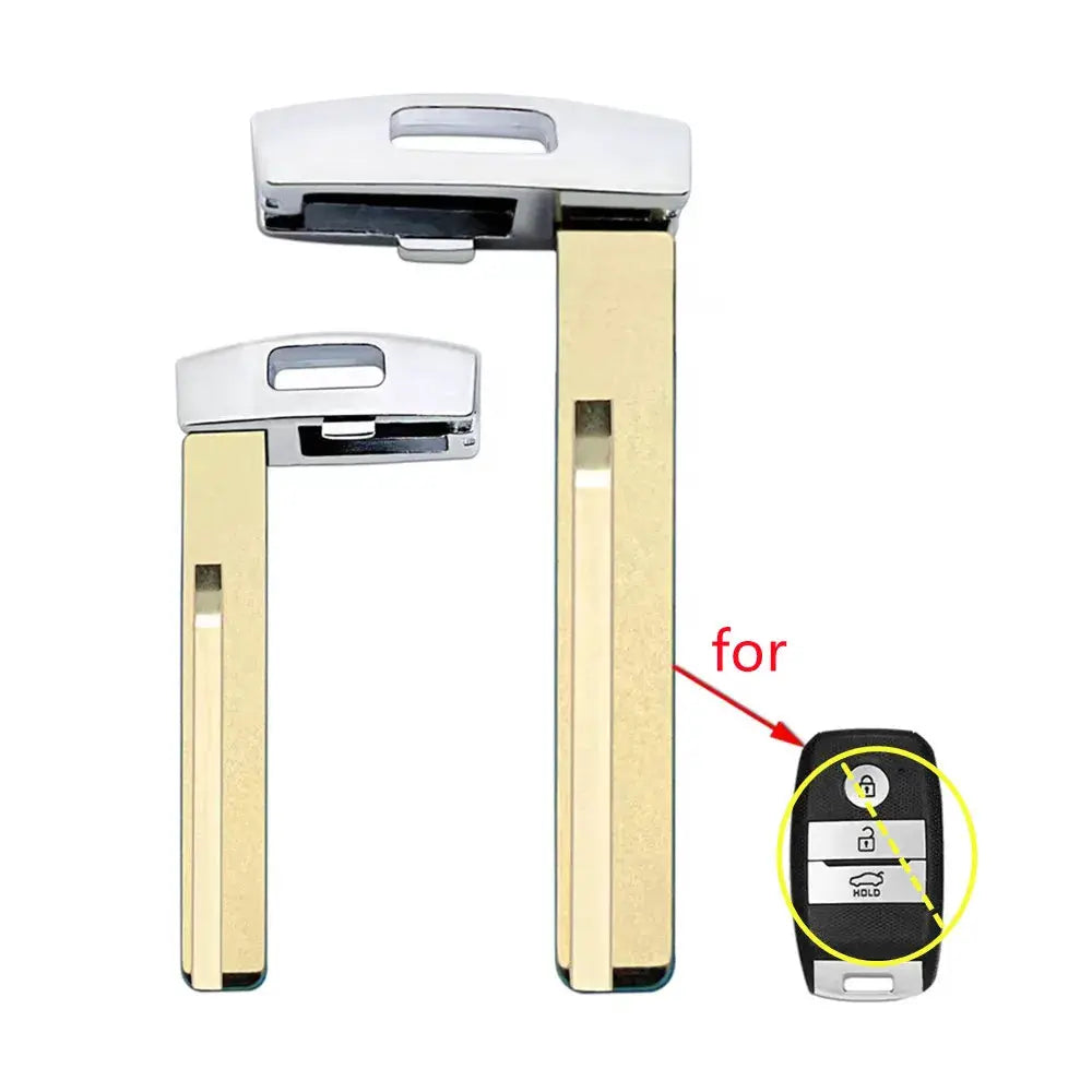 10pcs/lot Emergency Insert Small Key Blade Uncut for Kia K2 Smart Card Key by InterCyprus Trading Ltd