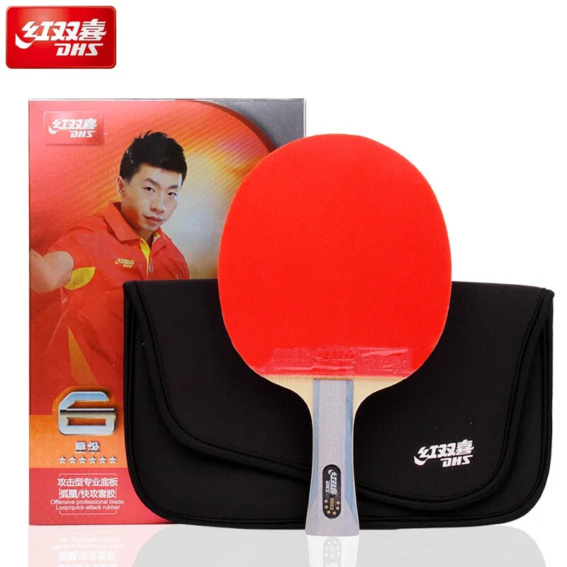 DHS 6002 6006 Table Tennis Racket &ndash; Shakehand Case Included old 6002 FL long
