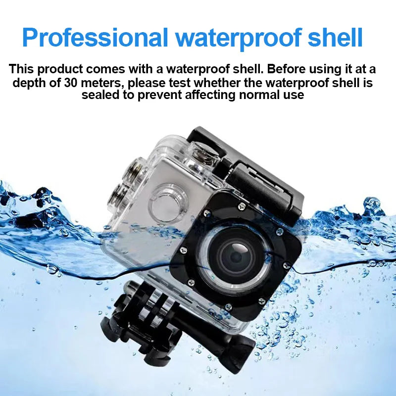 2MP High-Definition Underwater Cycling Camera &ndash; 1080P High-Definition Video Quality