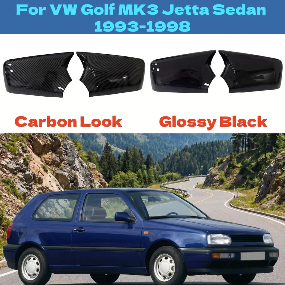 Plastist tahavaatepeeglite katted, paar, VW Golf MK3 Jetta sedaanile 1993-1998