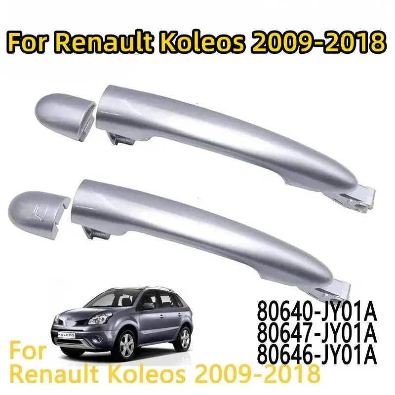 Exterior Door Handles With Metal Support For Renault Koleos 2009-2018 by InterCyprus Trading Ltd