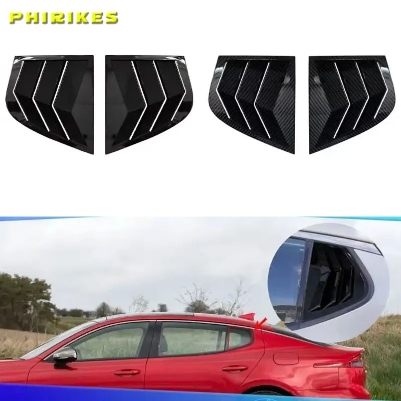 Kia Stinger 2018 2023 Zadní kryt okna s lamelami z uhlíkových vláken