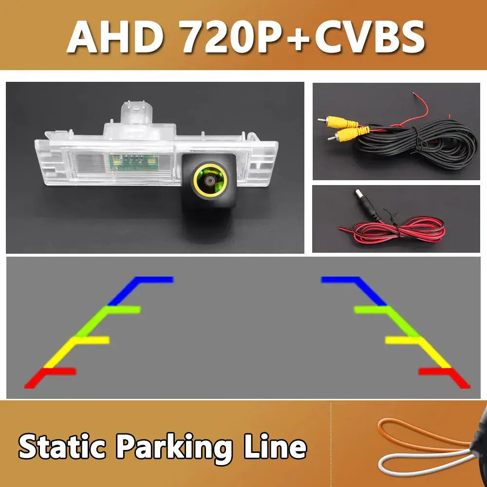 AHD Fisheye Dynamic Trajectory Car Rear View Wireless Camera For BMW 1 6 Series F6 F12 F13 F20 F21 E63 E64 E81 E87 E85 E86 by InterCyprus Trading Ltd