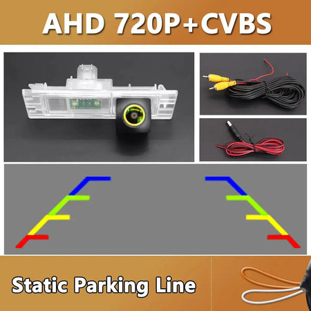 AHD Fisheye Dynamic Trajectory Car Rear View Wireless Camera For BMW 1 6 Series F6 F12 F13 F20 F21 E63 E64 E81 E87 E85 E86 by InterCyprus Trading Ltd