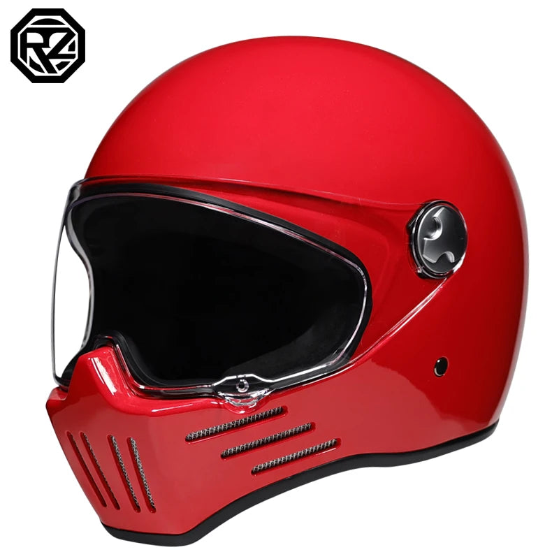 ORZ Full Face Modular Helmet Vintage Chopper &ndash; DOT Approved