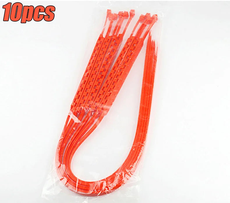 Disposable Anti Skid Straps For Tires &ndash; Winter Traction 10pcs