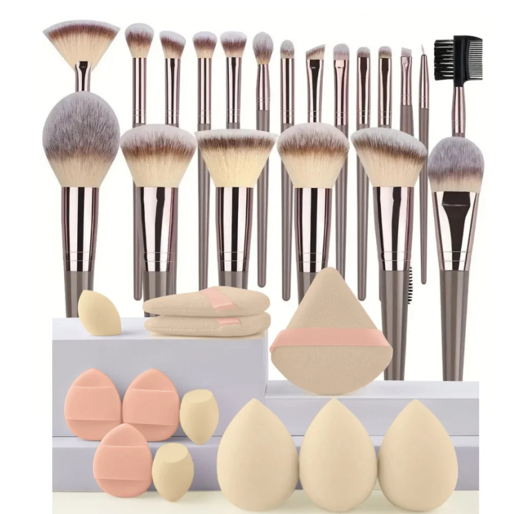 Professional Makeup Brushes Set - 3-20PCS Soft Fluffy Tools B S