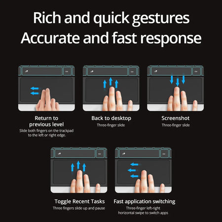 Magic Keyboard Case for Galaxy Tab S9+ - Backlit Trackpad