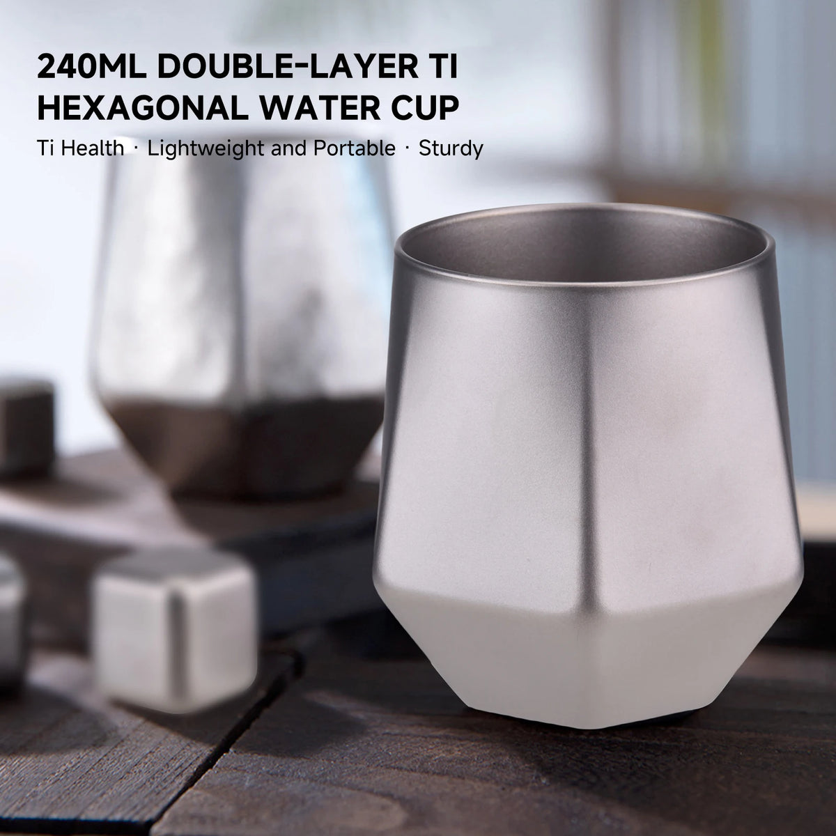 Camping Coffee Cup Lightweight 240ML &ndash; Vacuum Insulated